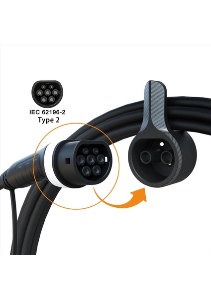 Ev Şarj Cihazı Tutucu Kılıf Dock Için Elektrikli Araç Tip 2 Şarj Kablosu Ekstra Koruma Lider Dock Aksesuarları (Yurt Dışından) fırsatları