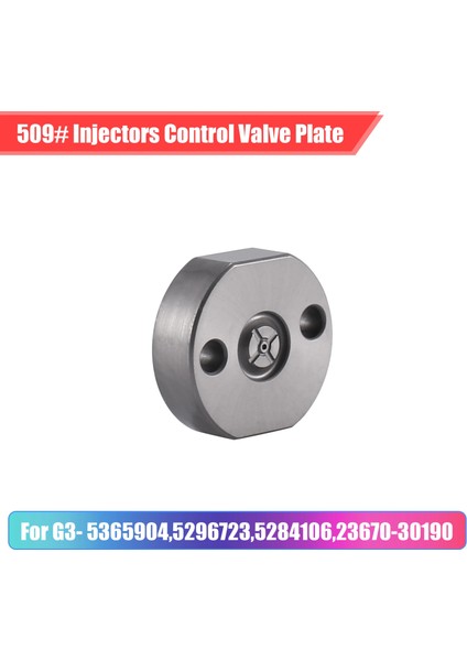 Yeni Dizel Enjektör Çözme Kontrol Vanası Plakası 509 Common Rail Enjektör G3- 5365904 5296723 5284106 23670-30190 (Yurt Dışından) fırsatları