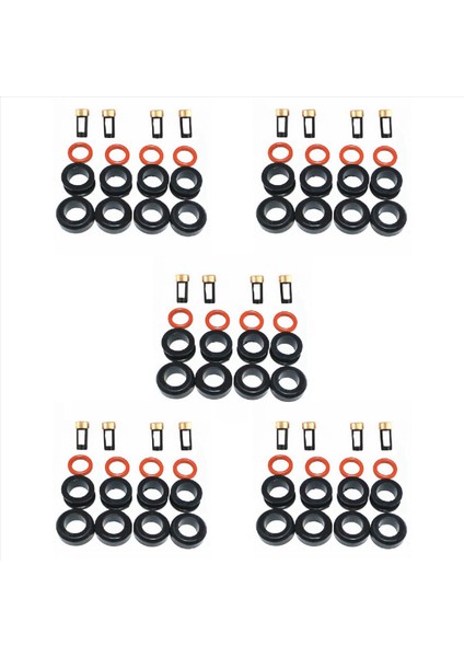 20X Enjektör Onarım Kiti Yakıt Enjektör Contası O-Ring Kiti Contalar Subaru Için Filtreler Wrx Stı Legacy Gt 195500-3910 16611-AA510 (Yurt Dışından)