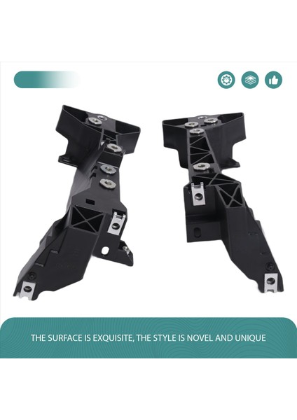 1 Çift Motor Radyatör Çerçevesi Destek Braketi 62585-4GA0A 62584-4GA0A Infiniti Q50 Q60 (Yurt Dışından) fırsatları