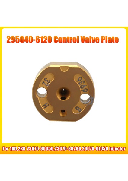 Yeni Ham Yağ Enjektörü Çöp Kontrol Valf Plakası 295040-6120 Enjektör Için 1kd 2kd 23670-30050 23670-30280 23670-0L050 (Yurt Dışından) fırsatları