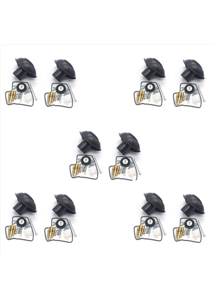 Honda Steed Için 10SET 600 Gölge VLX600 Vlx 600 VT600 C Karbüratör Onarım Kiti Diyafram Valf Conta Yeniden Oluşturma Parçaları Seti (Yurt Dışından)