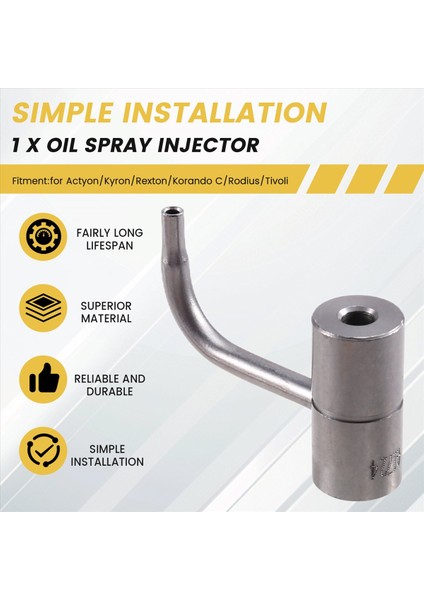 6711800143 Motor Yağı Sprey Enjektör Silindir Blok Jet Ssangyong Actyon/kyron/rexton/korando C/rodius/tivoli (Yurt Dışından) fırsatları