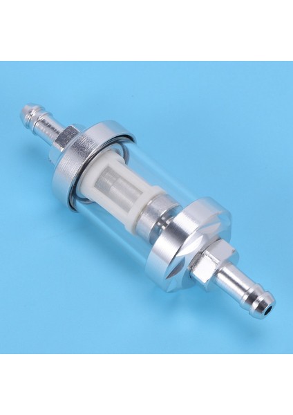 2x Evrensel Krom Cam Yakıt Petrol Petrol Motoru Sline Filtre 5/16 Inç 8mm Motosikletler Için Gümüş (Yurt Dışından) fırsatları