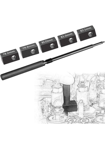 3350 Enjektör Lik Gösterge Kitleri Detroit Motorları 50 ve 60 Serisi J-1853/J-42749/J-45002/J-39697/J-42665/J-1242 (Yurt Dışından) modelleri