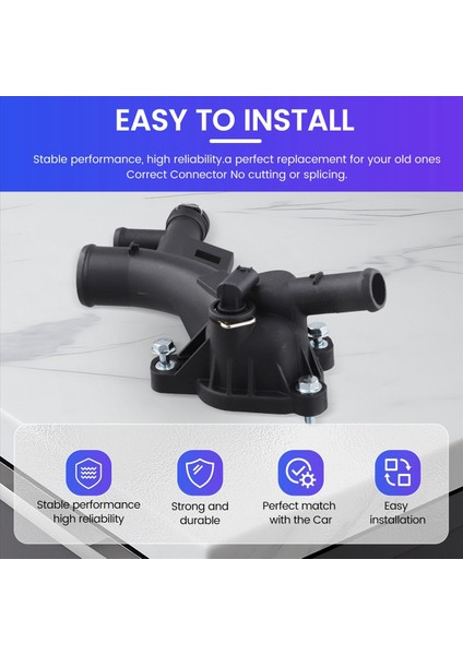 Araç Motoru Su Pompası Outlet Soğutucu Termostat Muhafazası Chevy Cruze Için 1338489 1 4l 2011-2016 Buick Encore 2013-2019 (Yurt Dışından) indirimleri