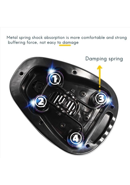 3x Elektrikli Bisiklet Koltuğu Pil Araç Yumuşak Sökün Elektrikli Bisiklet Koltuğu Yastık Koltuk Büyütülmüş Kalın Koltuk (Yurt Dışından) fiyatları