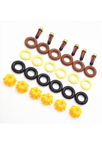 6x Yakıt Enjektör Onarım Kiti 0280150440 13641703819 -Bmw E60 E39 520I 523I Araba Değiştirme Ay -RK004 (Yurt Dışından) fırsatları