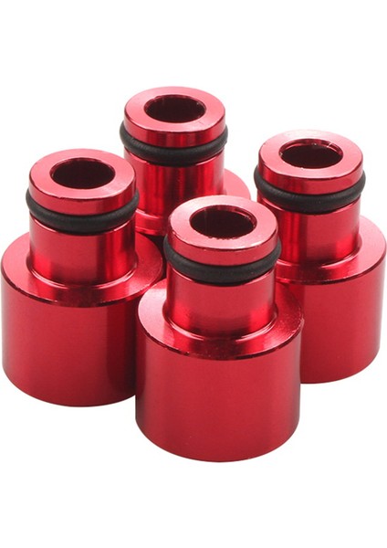 4pcs Yakıt Enjektör Adaptörleri Şapka Yakıt Nozul Aracı Genişleticileri B16 B18 D16Z D16Y Için Araba Üst Kapak Aksesuarları (Yurt Dışından)