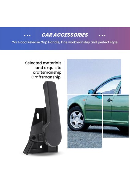 Araba Hood Serbest Bırakma Kavrama Sığınağı ve Braket For-Polo Golf 5 6 Passat B6 B7 cc Jetta Tıguan Q3 Up 1K1823633B 1J1823533C Lhd (Yurt Dışından) fırsatları