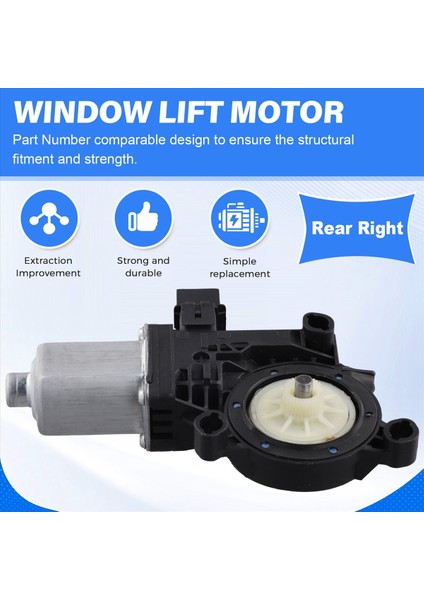 Skoda Fabia Için 2011-2014 Araba Penceresi Asansör Motor Penceresi Cam Kaldırıcı Motor 6R0959804 Arka Sağ (Yurt Dışından) fırsatları