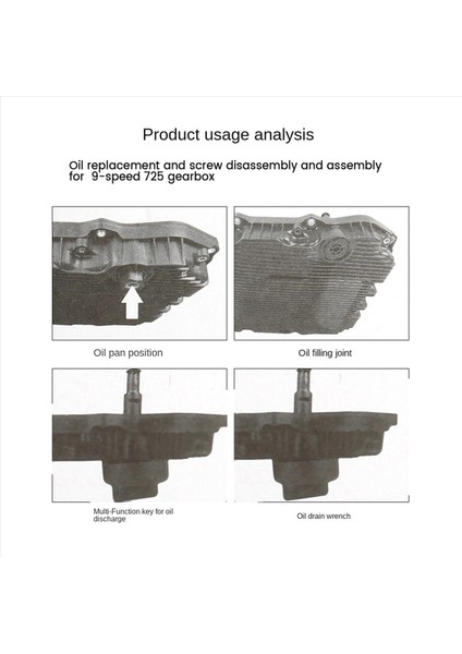 2x Şanzıman Yağı Dolgu Aracı Mercedes Benz 725 0 9 Hızlı Yağ Değişim Araçları Adaptör Şanzıman Yağı Dolgu Aracı (Yurt Dışından)