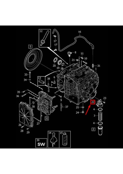 2x 31256732 Volvo Için Ford Mps6 Şanzıman Otomatik Powershift Yağ Şanzıman Filtre Kapağı Hidrolik Filtre Braketi (Yurt Dışından) indirimleri