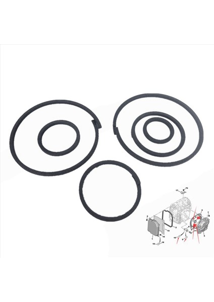 Peugeot 207CC 407 Citroen C4 Ds3 C4 Picasso Nesil Için 3x Otomatik Şanzıman Piston Halkası 221515 (Yurt Dışından) indirimleri