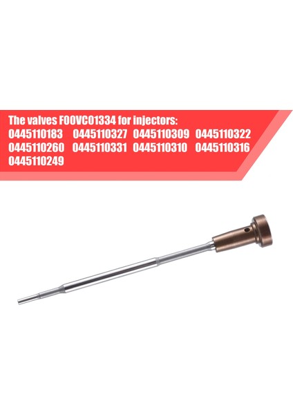 Yeni F00VC01334 Dizel Ortak Raylı Yakıt Enjektör Enjektör Kontrol Vanası Enjektör 0445110183/260/310/316/322/331 (Yurt Dışından) fırsatları