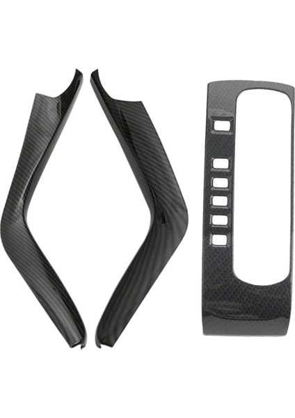2 Adet Karbon Fiber Dişli Vites Şerit Paneli Kapak Kaplama Karbon Fiber Dişli Vites Kutusu Paneli Kapak Kaplama (Yurt Dışından)