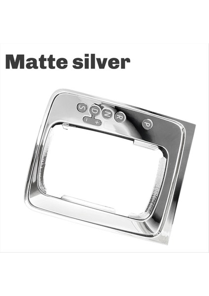 Passat B6 2005-2011 Için Araç Dişli Vites Taban Vites Değiştirme Düğmesi Çerçeve Aksesuarları 3C1713203A Parlak Gümüş (Yurt Dışından) modelleri