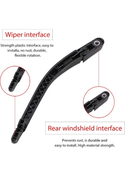 Dodge Magnum 2005-2008 Için Arka Pencere Silecek Bıçağı ve Ön Cam Silecek Kolu Dodge Nitro 2007-2009 Chrysler 300C 2005 -2008 5140654AA (Yurt Dışından) modelleri