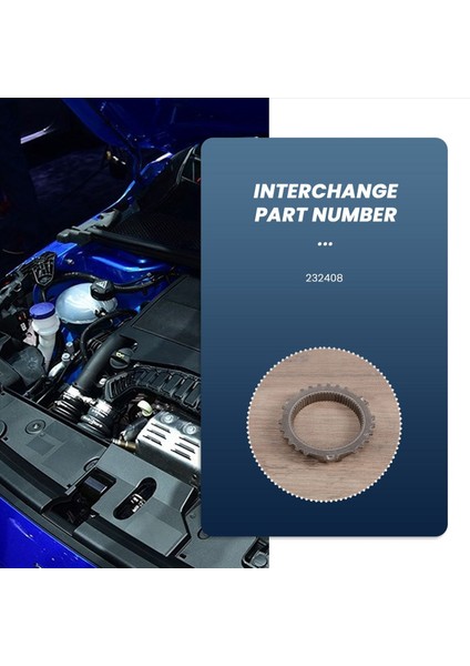 232408 Peugeot Için Senkron Yüzük 206 207 301 Citroen C2 C3 Mekanik Şanzıman Senkronizatör Bureli (Yurt Dışından) fiyatları