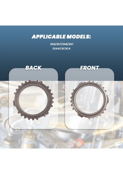 232408 Peugeot Için Senkron Yüzük 206 207 301 Citroen C2 C3 Mekanik Şanzıman Senkronizatör Bureli (Yurt Dışından) modelleri