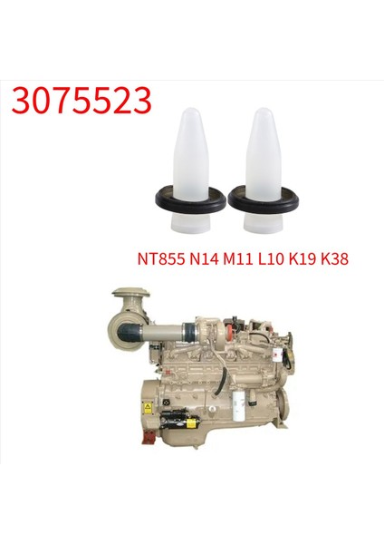 2pcs Yakıt Pompası Contası Ana Şaft Yağ Keçeleri 3075523 Cummins Için NT855 N14 M11 L10 K19 K38 (Yurt Dışından) fırsatları
