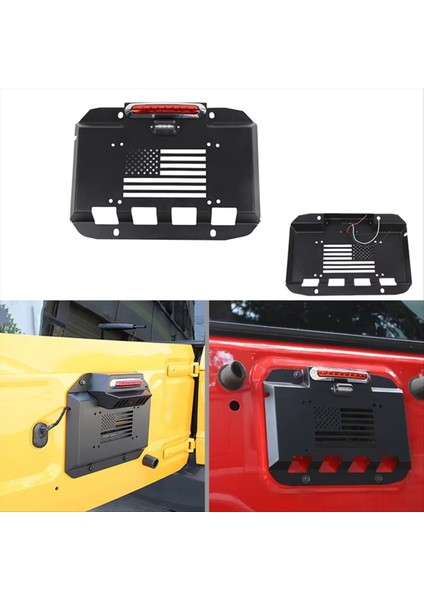 Bagaj Kapağı Egzoz Kapağı Plaka Yedek Lastik Plaka Plaka Plaka Tutucu Jeep Wrangler Jk 2007-2017 Jl 2018+ (Yurt Dışından) modelleri