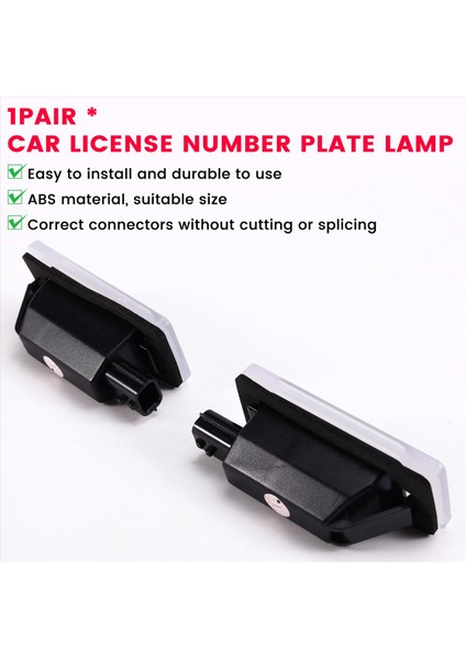 Nissan Serena Altima Suzuki Landy Dacia Duster LED Plaka Işığı (Yurt Dışından) indirimleri