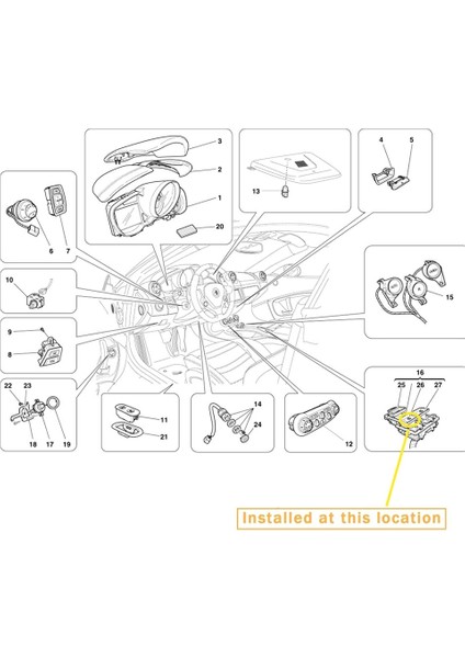 3 Pcs Kontrol Güç Penceresi Düğmesi Ayarları 86257300 86257200 Ferrari California Için 86257400 (Yurt Dışından) modelleri