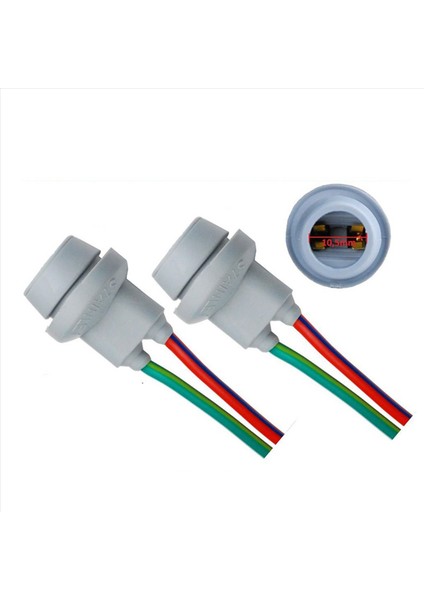 4x T10 Soket W5W Adaptörü Yumuşak Kauçuk Işık Tutucu Araç Aksesuarları Erkekten Kablo ile Kadın Tel Konektörü (Yurt Dışından) fırsatları