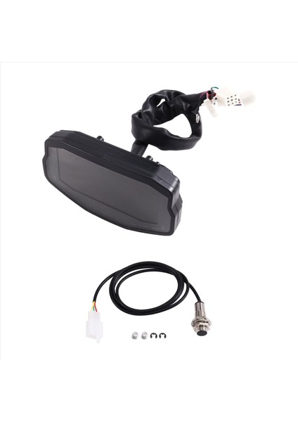 Evrensel Motosiklet LCD Dijital Hız Tezgahı Kokometre Takometre Km/h Mph Göstergesi (Yurt Dışından) fiyatları