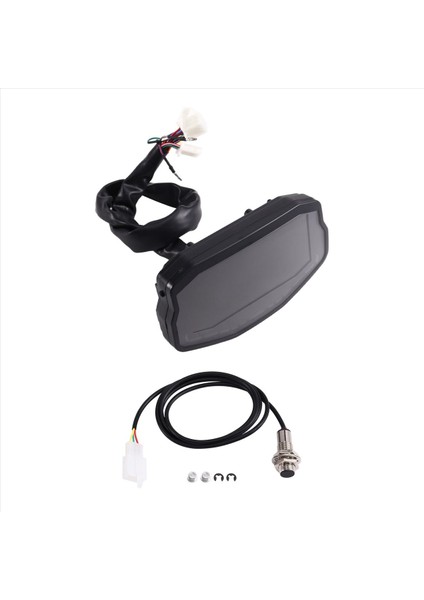 Evrensel Motosiklet LCD Dijital Hız Tezgahı Kokometre Takometre Km/h Mph Göstergesi (Yurt Dışından) modelleri