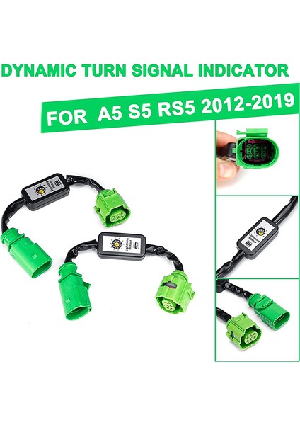 Araba Dinamik Eklenti Modülü Kablo Tel Kablo Demir Kuyruk Işık Dönüş Sinyal Göstergesi LED LED Lıvıng For Audı A5 S5 Rs5 2012-2019 (Yurt Dışından) modelleri