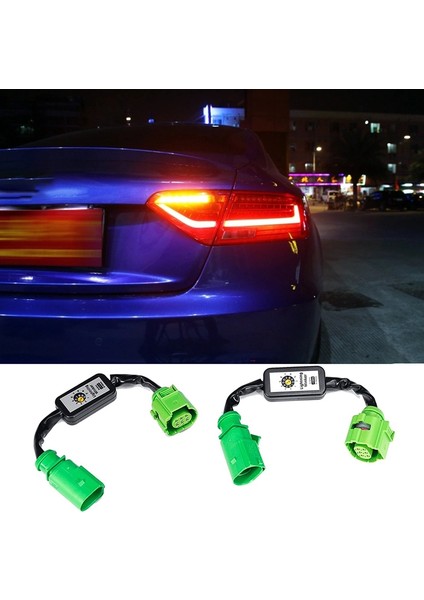 Araba Dinamik Eklenti Modülü Kablo Tel Kablo Demir Kuyruk Işık Dönüş Sinyal Göstergesi LED LED Lıvıng For Audı A5 S5 Rs5 2012-2019 (Yurt Dışından) fırsatları