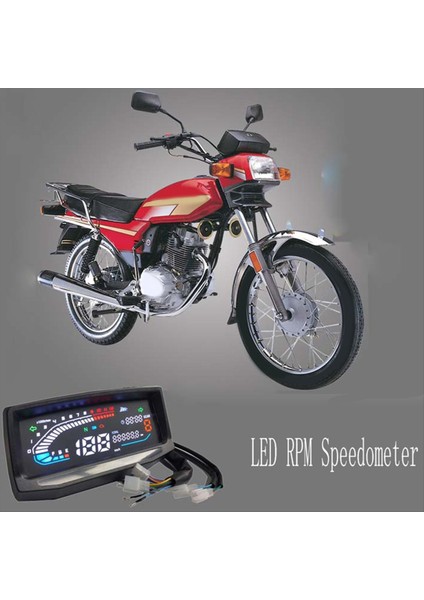 Honda Gl Pro 160 Hawk GL145 GL160 CB125T LED Rpm Speedometre Gösterge Tablosu Panel (Yurt Dışından) modelleri