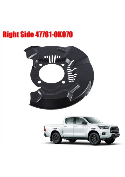 Toyota Hilux 2008-2012 Için Ön Fren Diski Toz Kapağı Sıçrama Paneli Sağ 47781-0K070 (Yurt Dışından)
