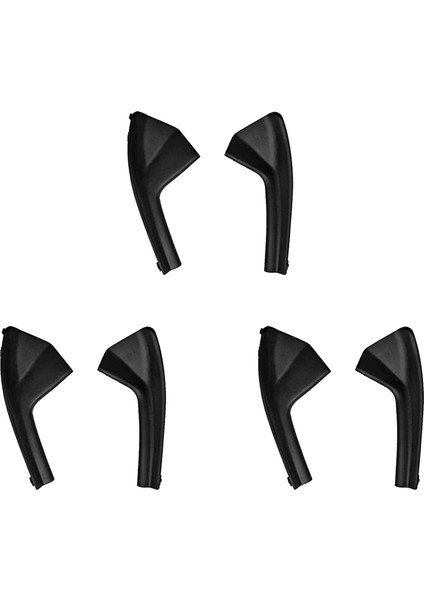 6x Araba Ön Cam Silecek Yan Dekoratif Kapak Nissan Tiida Eski Model 66895-ED50A 66894-ED500 Sol El Sürücüsü (Yurt Dışından)