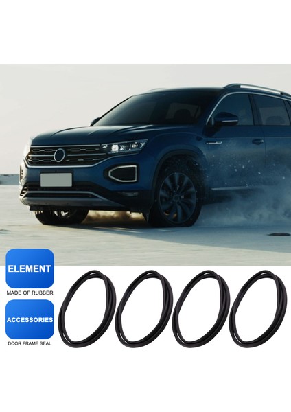 4pcs Araç Kapısı Conta Kauçuk Şerit Vw Tayron 2019-2025 55G83701 55G837702 55G839701 55G839702 (Yurt Dışından) fırsatları