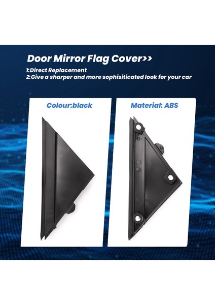 Araba Sol ve Sağ Kapı Ayna Bayrağı Kapak Fiat 500 12-19 1SJ85KX7AA 1SD00KX7AA (Yurt Dışından) indirimleri