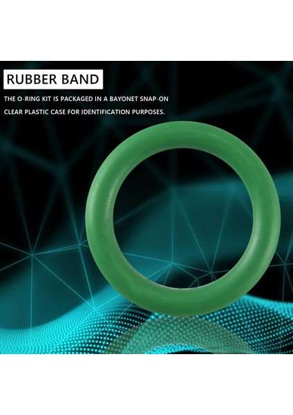 495PCS 36 Boyutlar O-Ring Kiti Siyah ve Yeşil Metrik O Halka Contalar Kauçuk O Halka Contaları Yağ Direnci 270 Pcs + 225 Pcs (Yurt Dışından) indirimleri