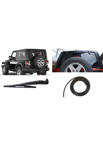 2 Set Araç Aksesuarları 1 Set Arka Silecek Kol Bıçağı Montajı ve 1 Pcs Arka Kapı Cam Conta Şeridi (Yurt Dışından) fiyatları