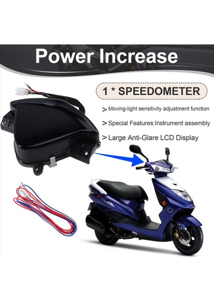 Yamaha Eg0 S Soul Için Motosiklet LED Enstrüman Hız Göstergesi (Yurt Dışından) fırsatları