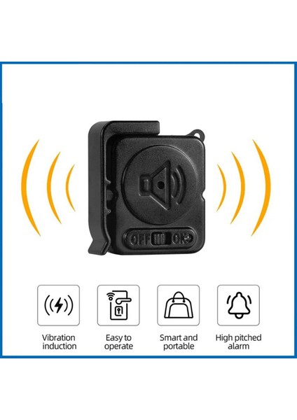 Titreşim Alarm Sensörleri 120DB Ultra Slim Dedektörü Ev Penceri Kapısı Bisiklet Çantası Güvenliği Için Hırsızlık Önleme Hırsız Alarmı Kırmızı (Yurt Dışından) modelleri