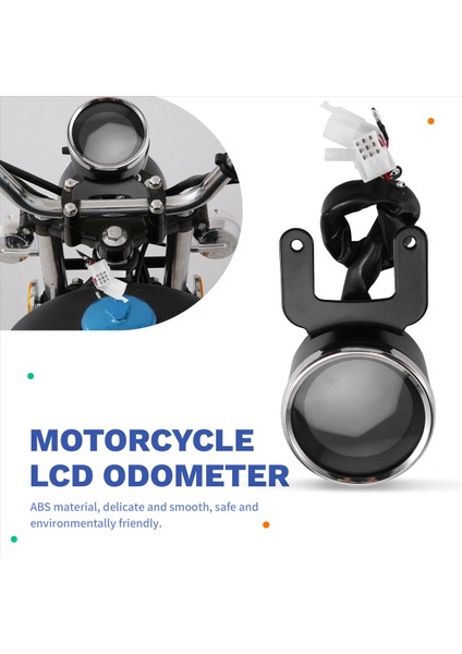 Evrensel 12V Motosiklet LCD Dijital Yolcayı Hız Türometresi Takometre Yakıt Göstergesi (Yurt Dışından) fırsatları