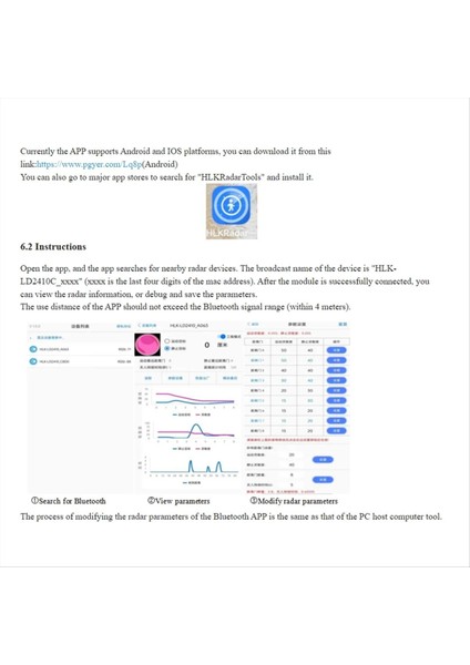 2pcs HLK-LD2410C 24G Insan Varlık Sensörü Bt Fonksiyon Uygulaması Radar Algılama Modülü Fmcw Milimetre Dalga Hareket Algılama (Yurt Dışından) fiyatları