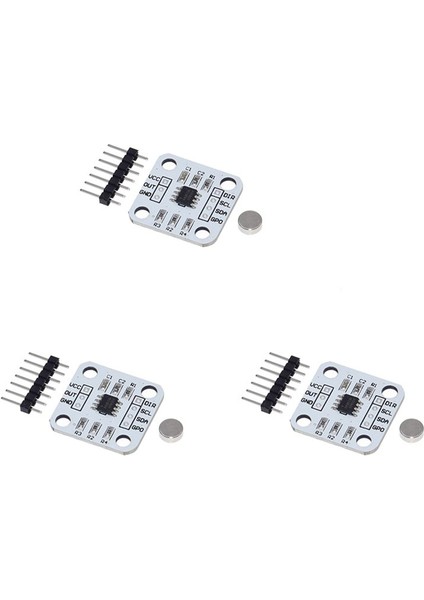 3pcs AS5600 Enkoder 12 Bit Hassas Manyetik Indüksiyon Açısı Ölçüm Sensör Modülü Bileşenler (Yurt Dışından)