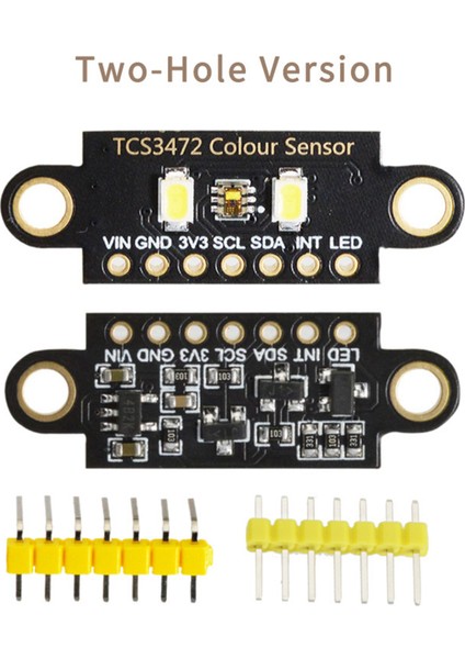 2x Renk Tanıma Sensörü TCS230 TCS3200 Parlak Işık Sensörü Arduino STM32 Dc 3 3/5V Için Iıc Iıc (Yurt Dışından) fiyatları