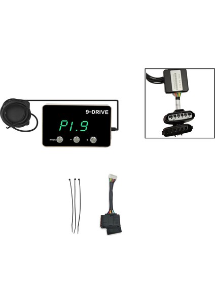 Gaz Kelebeği Yanıt Kontrolörü 9 Sürücü Modları Yarış Hızlandırıcı Potent Booster Ayarlama Parçaları Aksesuar (821) (Yurt Dışından)