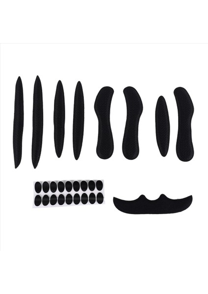 Kask Pedleri Sızdırmaz Sünger Bisiklet Kaskı Iç PEDLERI-SK-202, Siyah (Yurt Dışından)