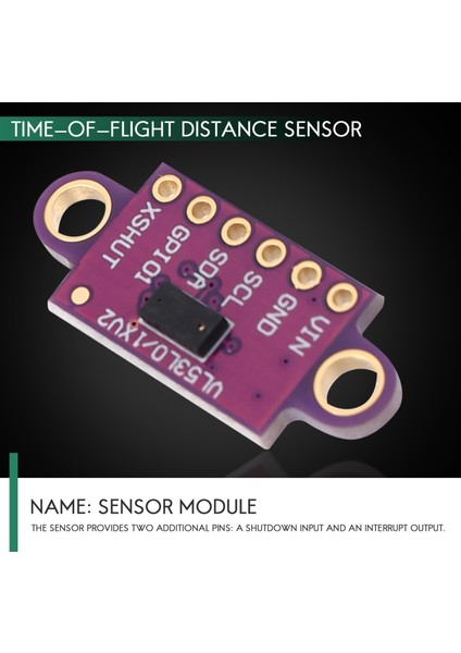 Arduino Için VL53L0X Uçuş Süresi Mesafesi Sensörü GY-VL53L0XV2 Modülü (Yurt Dışından) modelleri