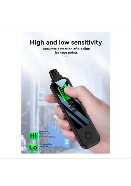 Gaz Dedektörü Taşınabilir Doğa Gaz Dedektörleri Metan Heksan Propan Sniffer Ev/dış Mekan Siyah Pil Olmadan (Yurt Dışından) indirimleri